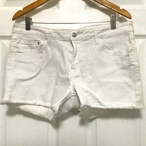 Derek Lam 10 Crosby Denim Shorts Quinn - White - Size 31 - NEW